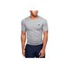 Under Armour HeatGear Compression Solid Crew Neck T Shirt Men Tops Mod-Gray 1353449-011