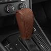 Кожаный чехол для ручки переключения передач, Нескользящие аксессуары для салона автомобиля, чехол для ручки переключения передач для автомобиля