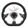 320MM Universal Car Steering Wheel Carbon Fiber Style Racing Drift with Horn Button
