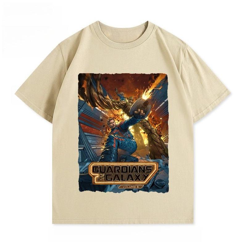 Genuine X-Men Wolverine Printed Short Sleeve Unisex Fashion Comfortable Crew Neck T-Shirt Loose Large Size