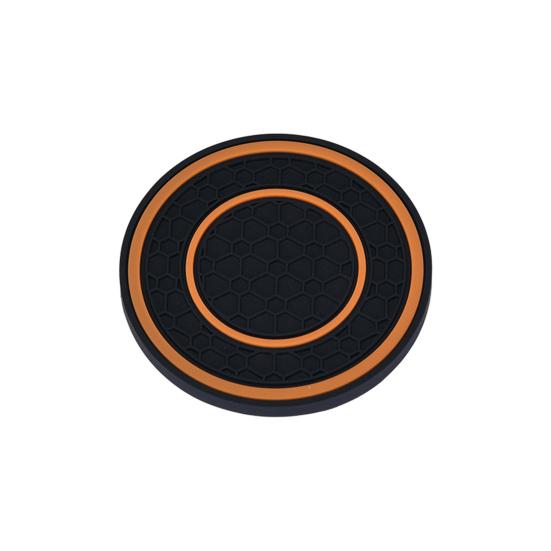 Подставка под чашку автомобиля, коврик для кружки, устойчивый к высоким температурам, нескользящий дизайн, водонепроницаемая подставка из ПВХ, автомобильный коврик для чашки, аксессуары для салона автомобиля