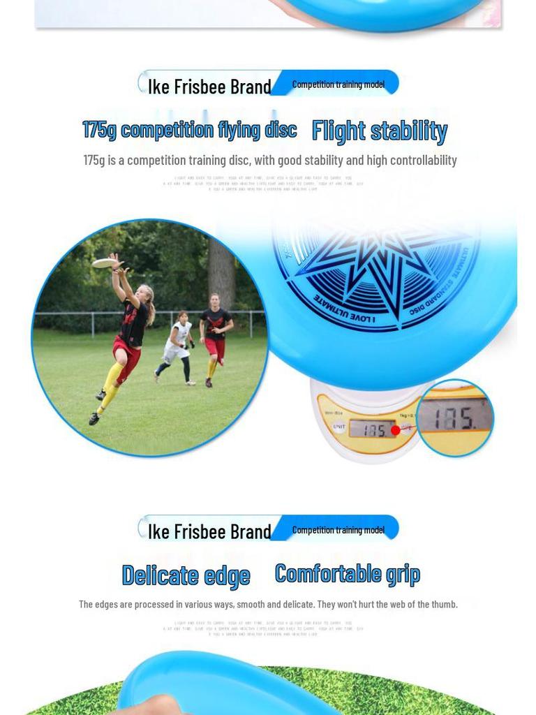 XCOM Ike 175g Luminous X-Star Frisbee - Ultimate Competition & Parent-Child Outdoor Game