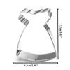 Wedding Dress Metal Cookie Cutters Couple Fondant Cake Decor Princess Cupcake Chocolate Biscuit Mould Patisserie Reposteria