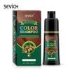SEVICH 250ml Argan Oil Hair Dye Shampoo Hair Styling Fast Dye Hair Natural Gray White Hair Color Dye Treatment Hair Shampoo