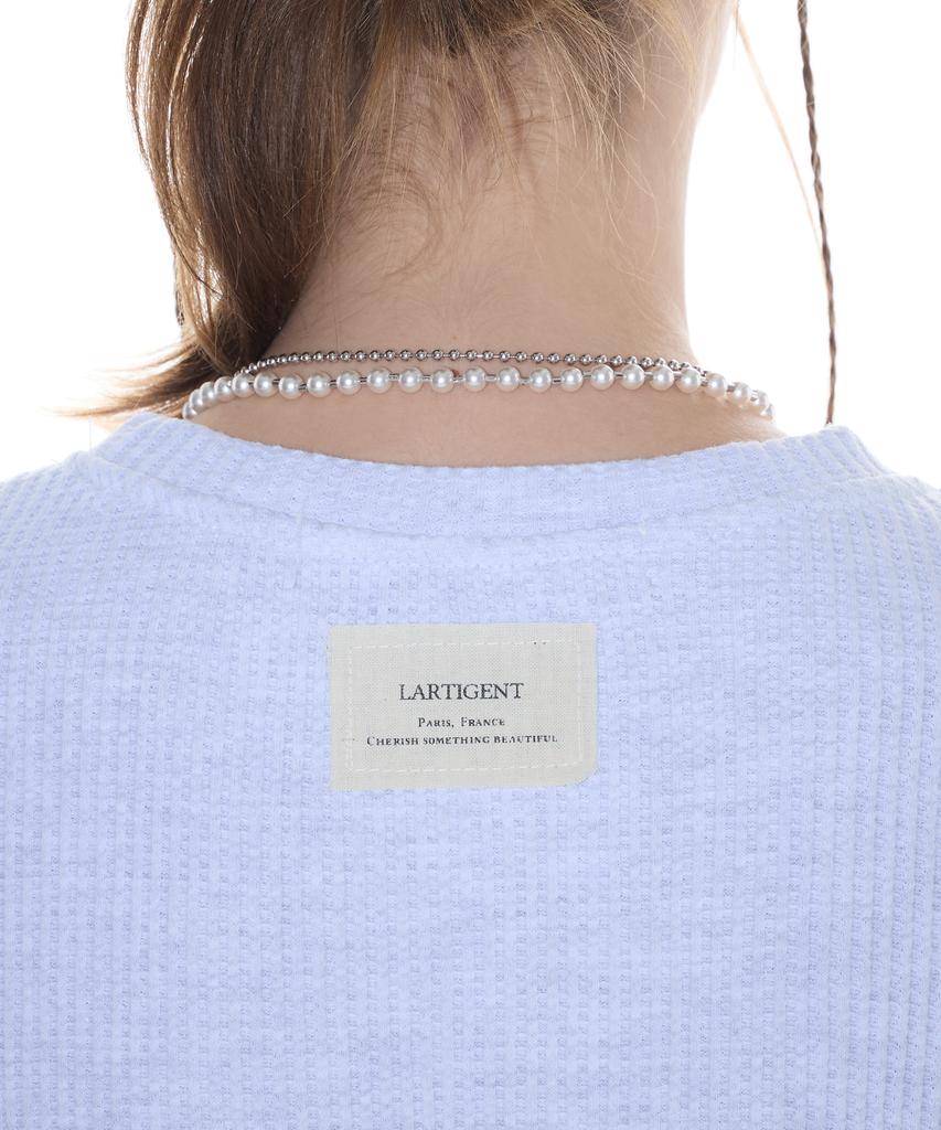 LARTIGENT L14 Waffle T-Shirt (Melange)