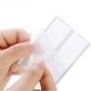 10Pieces Acrylic Table Number Stands Clear Portable Card Holder Suitable for Business Name Cards and Wedding Photos