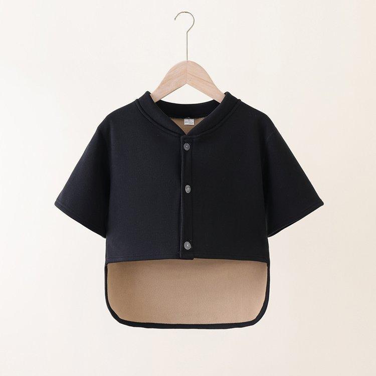 Бархатный кардиган для беременных: Защита плеч и талии, Короткий рукав, Теплая пижама для осени и зимы