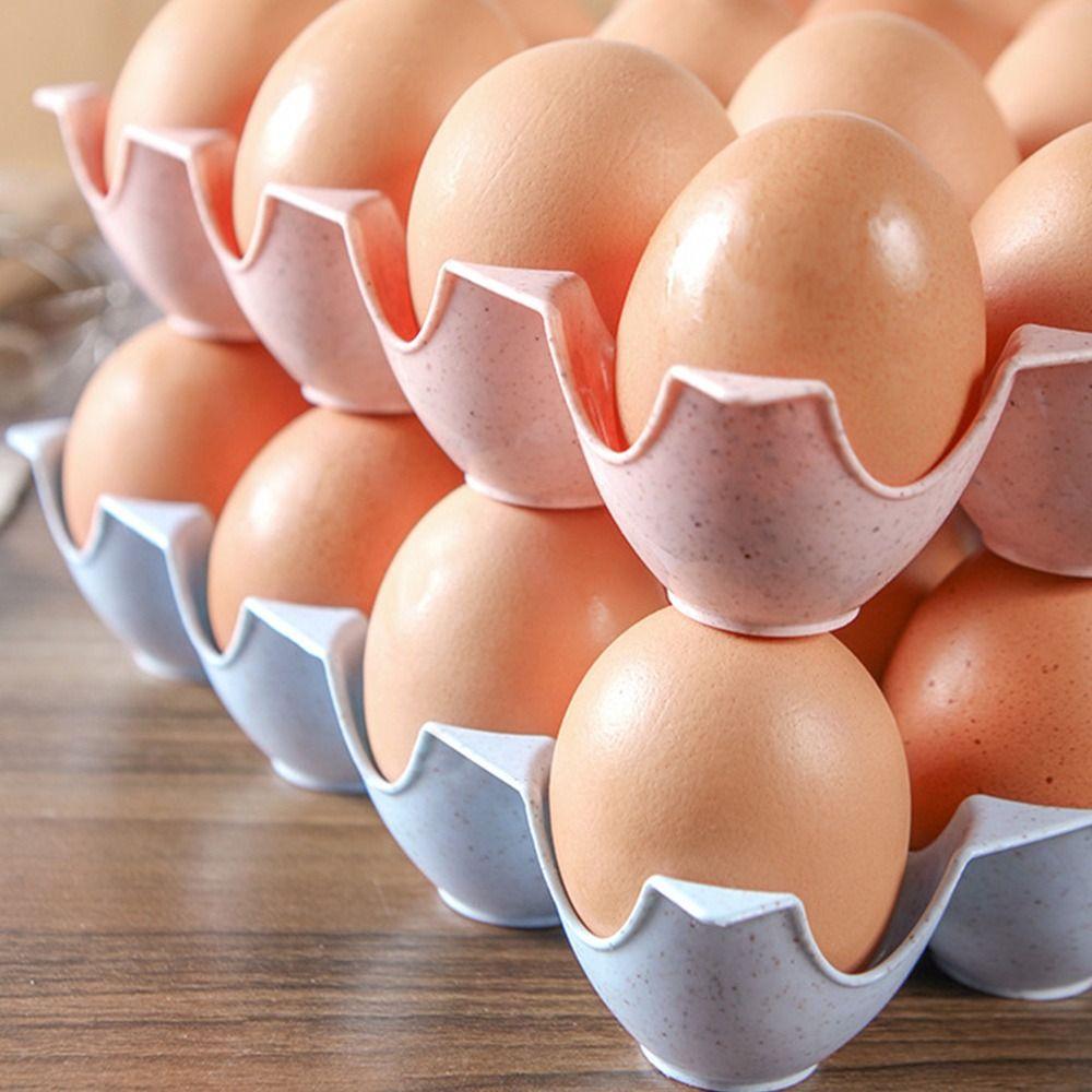 Ящик для хранения яиц большой емкости, диспенсер для яиц с 24/15 канавками для кухни, модный контейнер для яиц