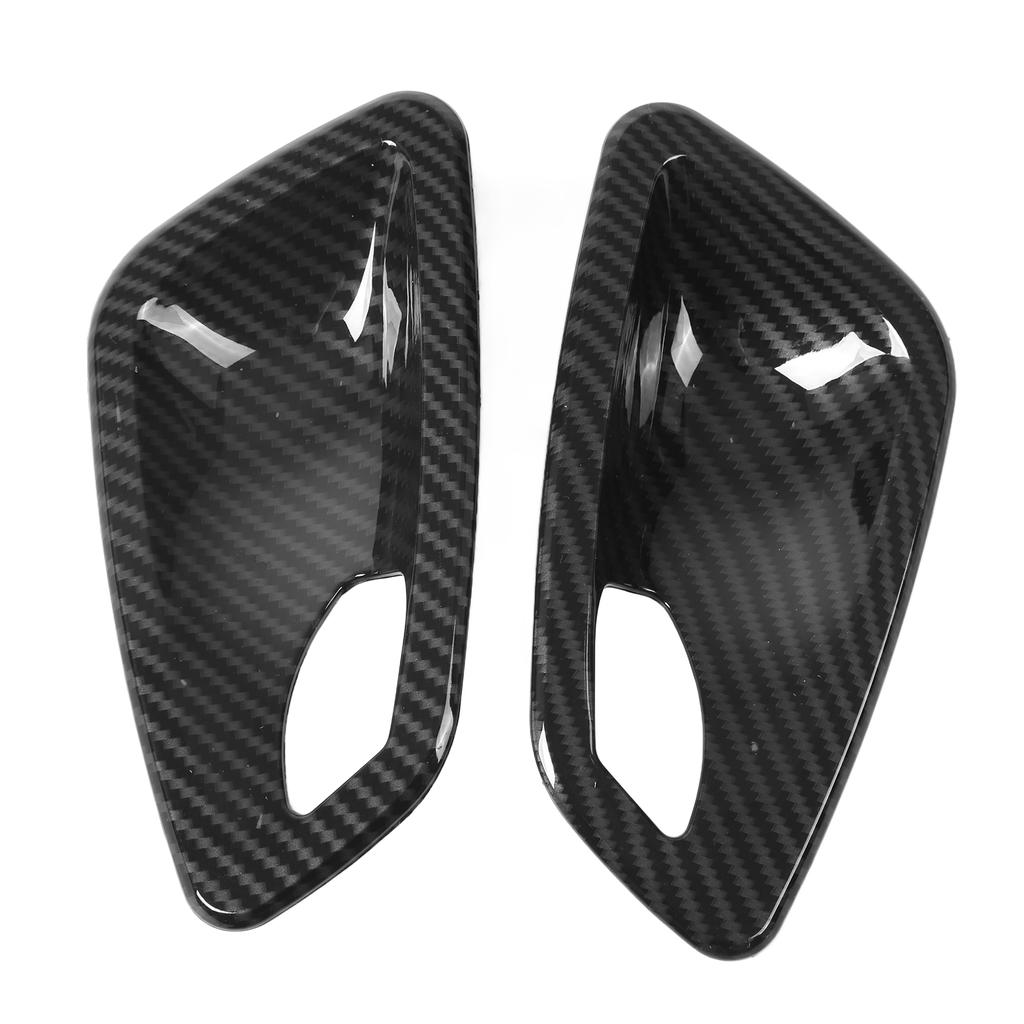 2 шт. Накладки на ручки-чаши дверей салона автомобиля в стиле карбонового волокна, замена для 3 серии E90 2005?2012