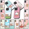 Cover for Motorola Moto Edge 50 30 Fusion 40 NEO Ultra Pro E14 G20 E15 G35 G84 G13 G53 Case B-Bubus D-Dudus Panda Bear kawaii