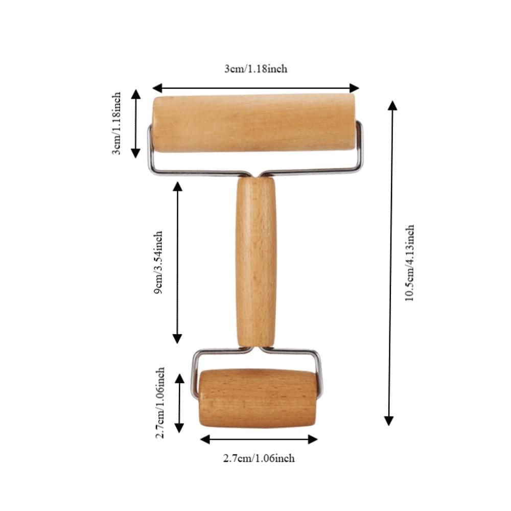 Beech Wood Small Rolling Pin Food-Safe Pastry Roller Non Stick Rolling Pin Pizza Dumpling Pastry