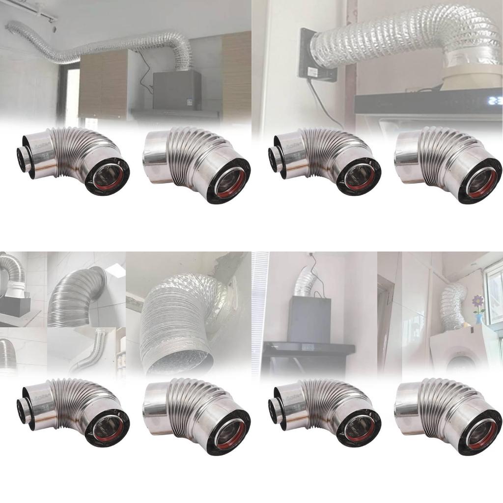 Сверхпрочный кухонный вытяжной воздуховод из нержавеющей стали для эффективной вентиляции воздушного потока