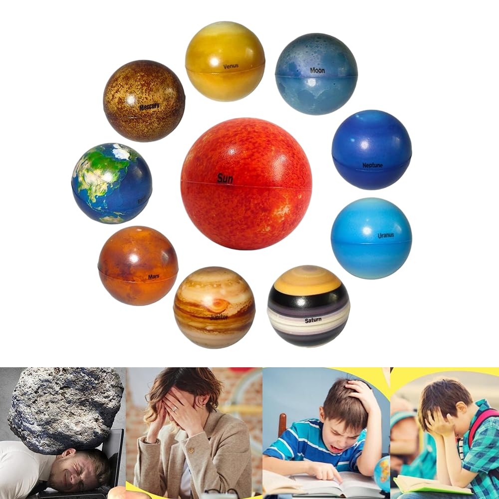 Itisyou Супер Мяч Планета Эластичный Мяч Игрушка Солнечная Система Космос Солнечная Система Планета Земля Луна Игрушка Модель Солнечной Системы Обучающая Игрушка Инструмент Для Обучения Сделай Сам