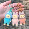 Creative Cartoon Canvas Velvet Keychain Large Couple Cute Backpack Pendant Doll Gift