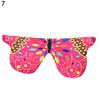 Colorful Soft Fabric Butterfly Wings Tippet Stole Scarf Ladies Fairy Costume