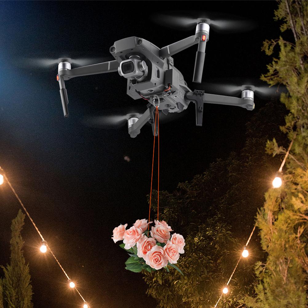 Wedding Ring Gift Deliver Quick Release Airdrop Device USB Rechargeable for DJI Mavic 2 Pro / Zoom Drone Accessories
