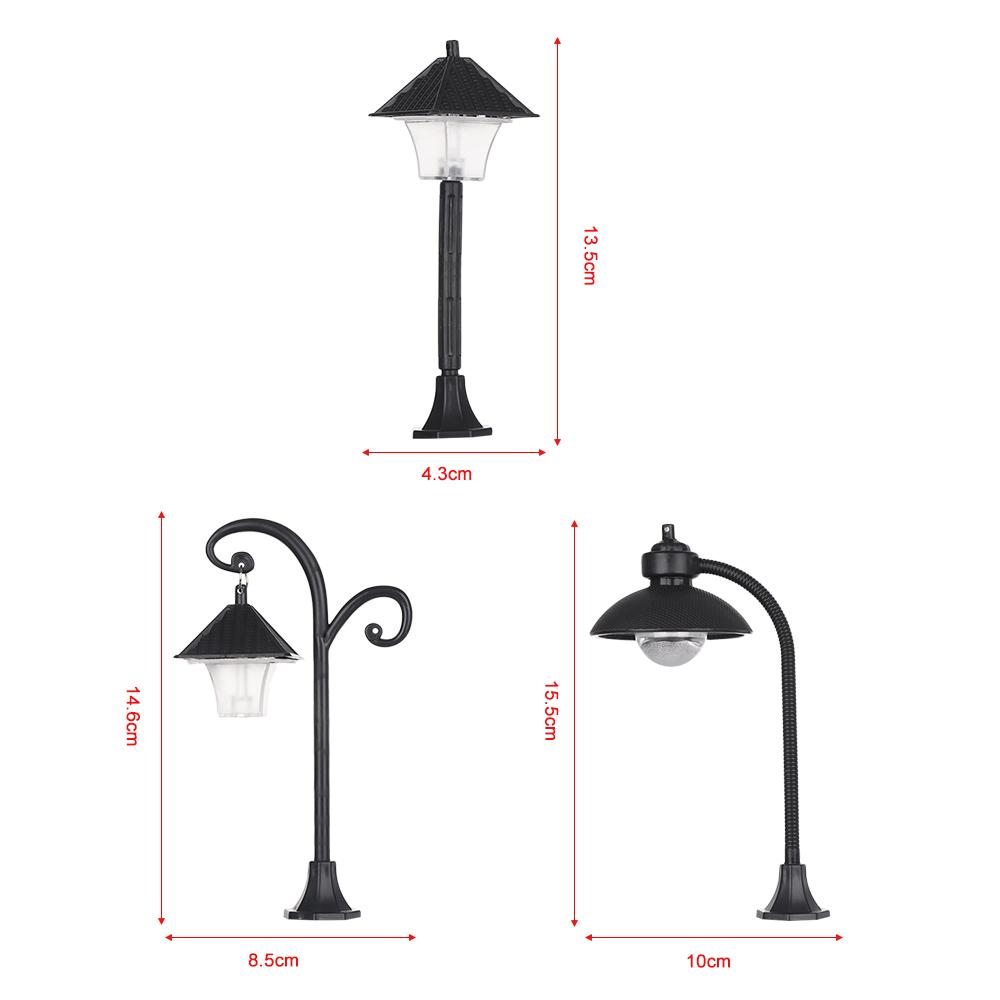 Пейзаж бонсай орнамент домашний декор миниатюры дорожный фонарь модель уличный фонарь фигурка уличный фонарь