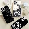 A-Символ Aphex Twin Для iPhone 17 Air 16 15 14 13 12 11 Pro Max Plus Чехол для телефона Серебристый Сатиновый Глянцевая Поверхность