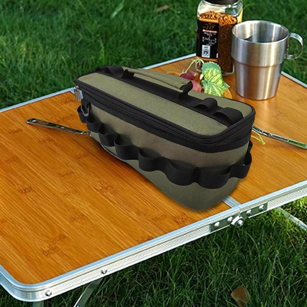 Сумка для хранения в лагере Защита от столкновений Кухня с манго Органайзер для инструментов для улицы