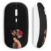 Dark Girl Wireless Mouse Pink