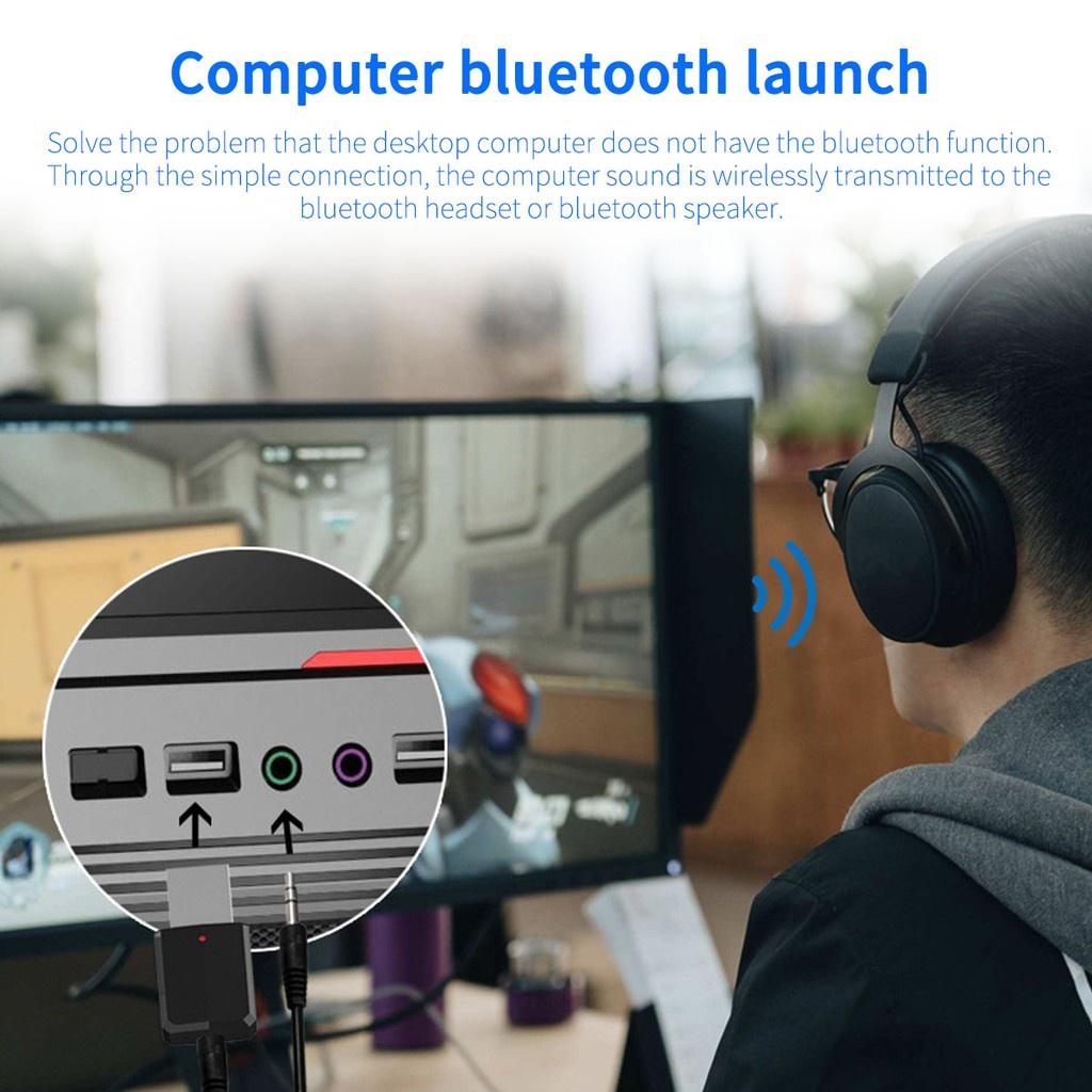 2 в 1 Bluetooth Аудиоприемник Передатчик Беспроводной Адаптер Мини AUX Стерео Bluetooth Передатчик для ТВ ПК Автомобильной Колонки