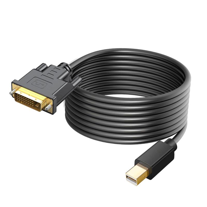 Mini DP To DVI Adapter Cable 1080p Conversion Cable Compatible For Computer Notebook Monitor