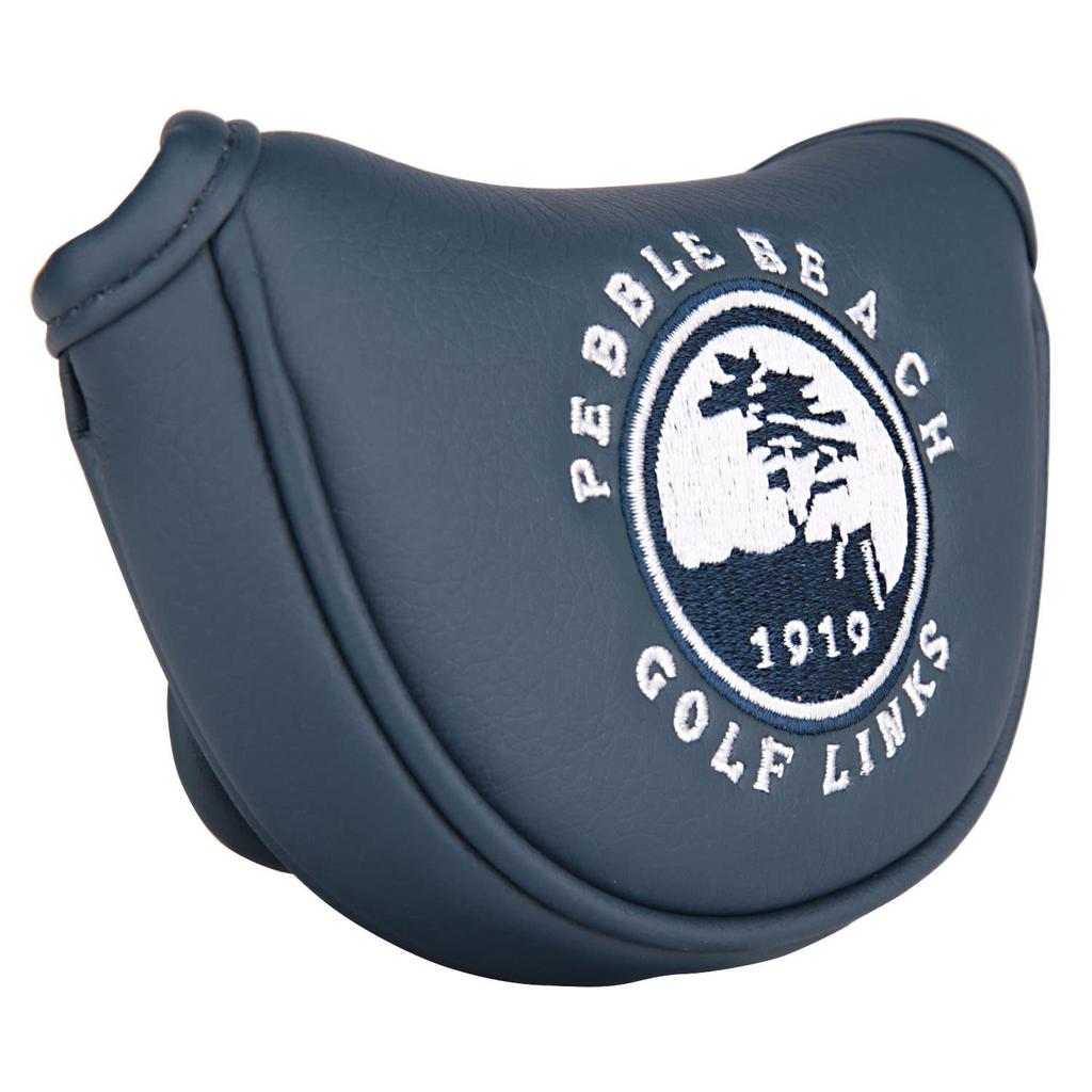 Golf Head Cover Putter Cover Magnetic Type Compatible with Odyssey Red Compact Compatible with Center Shaft American Thorn Tree (Navy Blue)