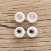 Quality Half Round DIY Acrylic Doll Eyes Transparent&Black Eye Patch Eyeball Toy Sticking Mud Clay