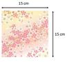 Kawasumi Washi Special Cherry Blossom Chiyogami Yuzen Washi 10 Patterns Hand-Dyed Paper, 15cm,