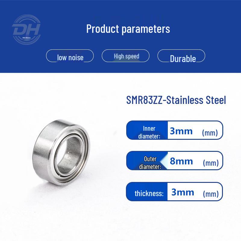 Rust-Proof Stainless Steel Miniature Pulley with Deep Groove Ball Bearing - Anti-Corrosion Gyroscope Ornament Accessory