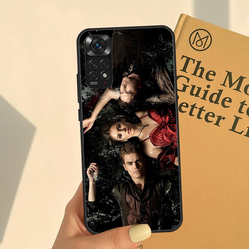 Стефан и Деймон Дневники Вампира Чехол Для Redmi Note 11 10 8 9 Pro Чехол Для Redmi Note 12 Pro 12S 9S 10S 11S 9C 10A 10C 12C