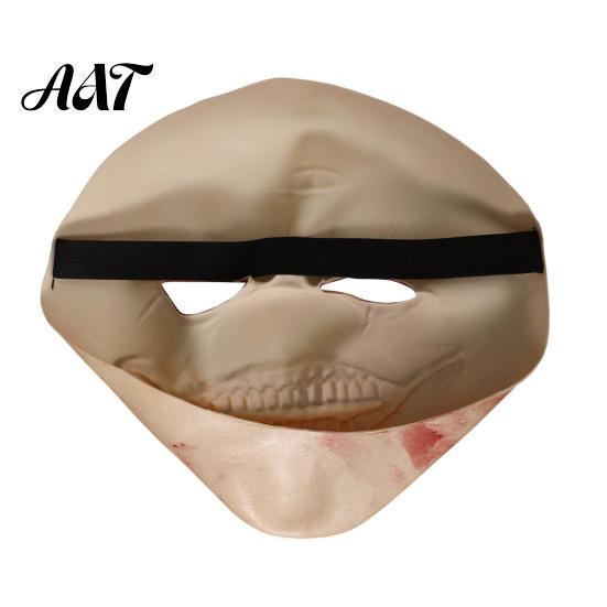 Latex Horror Mask Halloween Smiling Clown for Men, Scary Toothy Costume Mask, Masquerade Party Cosplay Haunted House