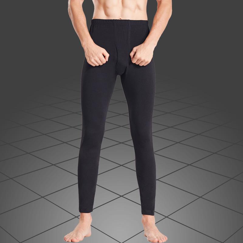 Мужские брюки из хлопчатобумажной шерсти с высокой талией — легкие, свободного кроя, идеально подходят для весны и осени.