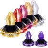 Kids Girls Sparkling Sequins Round Neck Ballet Dance Tutu Dress Gymnastics Modern Dancing Performance Costume