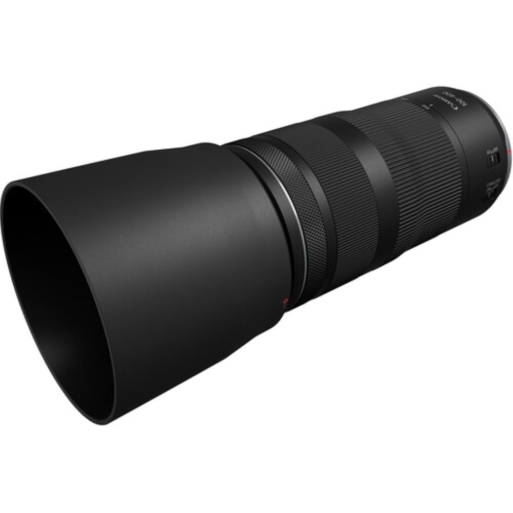 Canon IS USM Telephoto Zoom Black RF100-400mm F5.6-8 Lens,