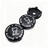 4pcs Black Rhino Logo Badge Car Wheel Center Caps 60MM 56MM Car Wheels Hub Cap Rhinoceros Emblem Rim Hubcaps Cover Accessories