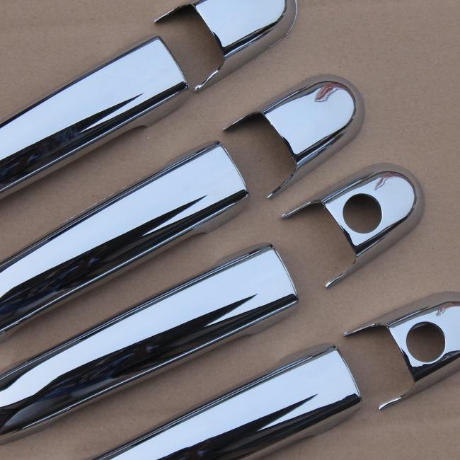 For Seat Alhambra 1996 - 2010 Chrome Exterior Side Door Handle Covers Overlays Decoration
