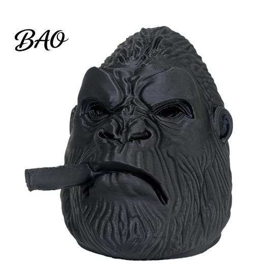 Tough Guy Style Trailer Accessory Hitch Cover, Gorilla Shape Coupling Cover Cap, Towing Unique Design Tow Hook Dustproof Protector for Truck