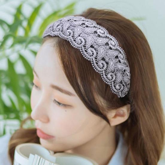 Украшение для прически, головные уборы, шикарная высокая прочность, нежная кружевная вышивка, женская повязка на голову