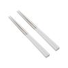 Raonnuri Pick Me Color Basic Children's Chopsticks, White, 2 Pieces
