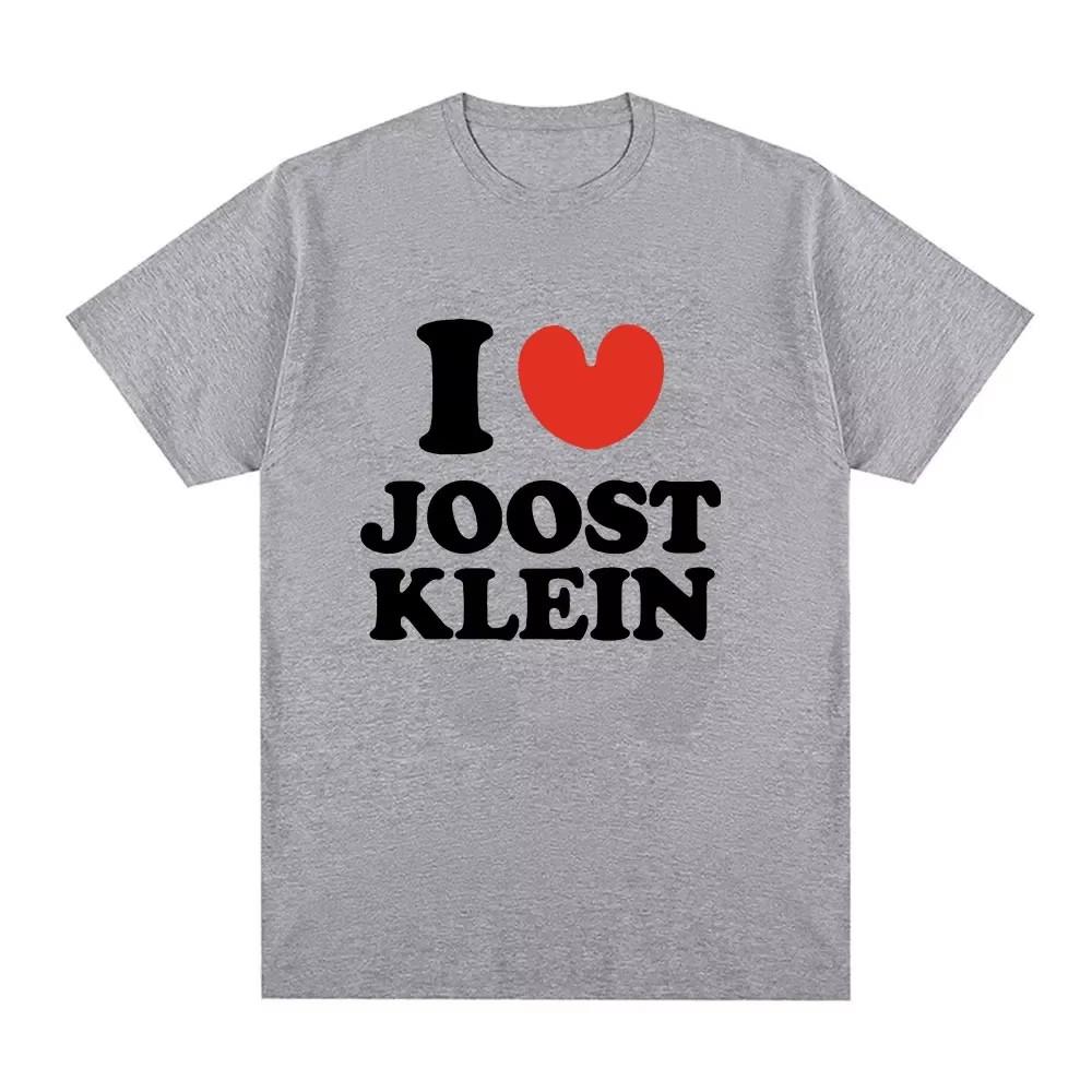 Футболка I Love Joost Женская мода хип-хоп винтажная футболка с круглым вырезом свободные футболки с коротким рукавом летняя спортивная уличная одежда