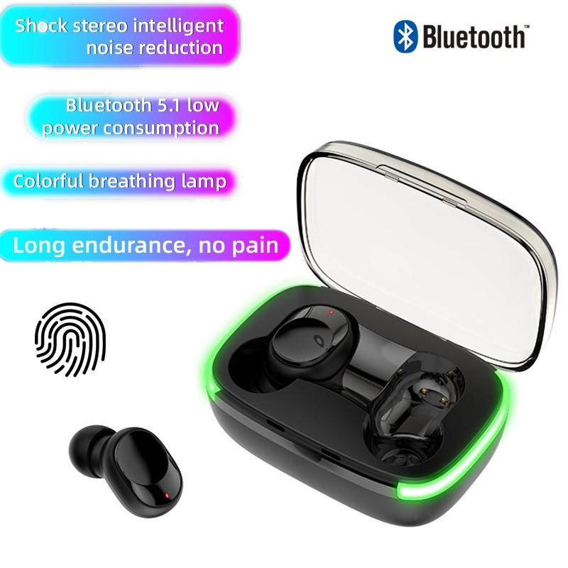НОВЫЕ Bluetooth-наушники, беспроводные наушники Tws, стереогарнитура, бас-музыка, водонепроницаемые спортивные шумовые HD-микрофон для смартфона
