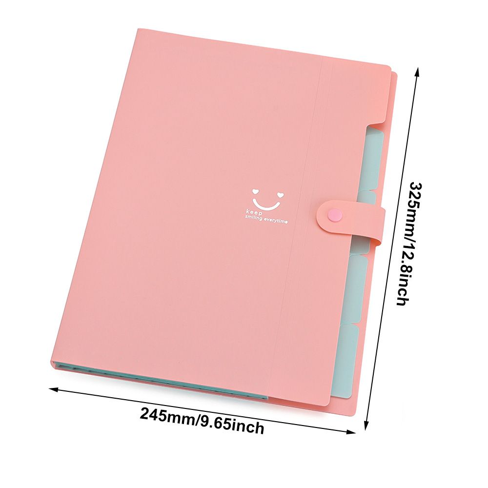 Large Capacity File Classify Document Holder Data Book A4 File Bag Portfolio Bill Folder Holder