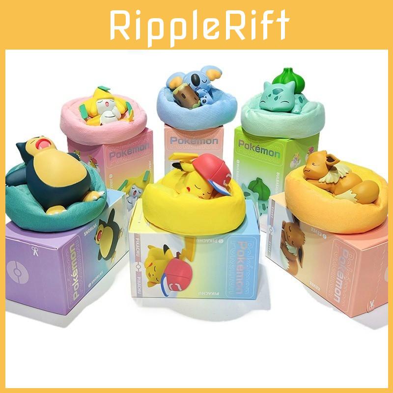 Figure Pokemon Action Toys Sleepy Pikachu Snorlax Bulbasaur Jirachi Komala Eevee