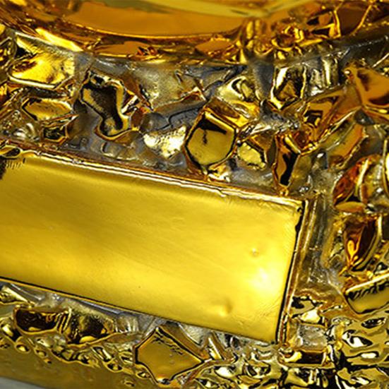 Футбольный трофей из смолы Золотой мяч Приз чемпионата по футболу Коллекционная награда для игрока Футбольное украшение для фанатов Подарочный стол Декор для книжной полки