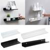 Floating Shelves Wall Mounted Self-adhesive Storage Rack Picture Display Shelf for Bathroom Kitchen Office Nursery Home