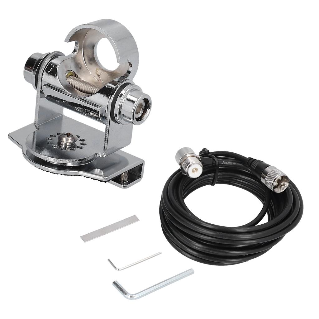 Мобильный антенный кронштейн Регулируемый кронштейн для крепления антенны с защитной накладкой Шестигранный ключ для автомобильного радио