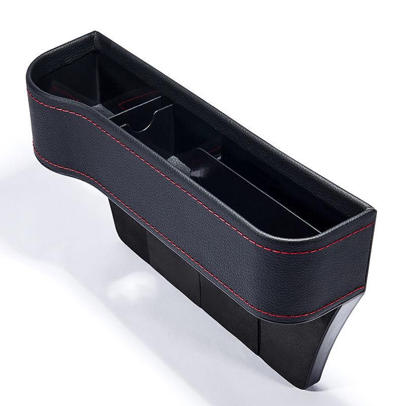 Leather Car Cup Holder Seat Organizer Holder Multifunctional Auto Seat Gap Storage Box Abs Seat Seam Pockets Trunk Organizer