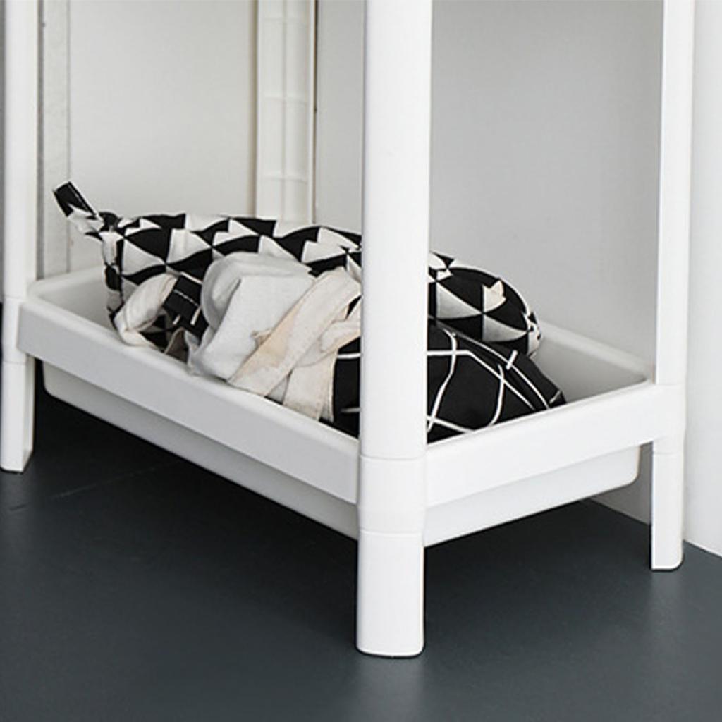 Двухъярусная напольная полка для хранения вещей в ванной комнате со сливным отверстием, многофункциональная, устойчивая, экономящая место