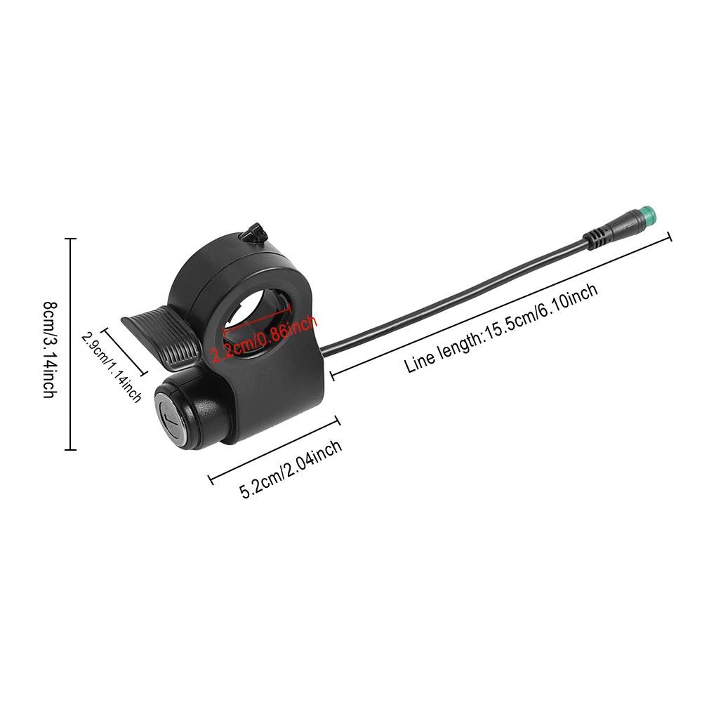 Ручка газа для самоката Kukirin G2 Pro/Max с замком-ключом